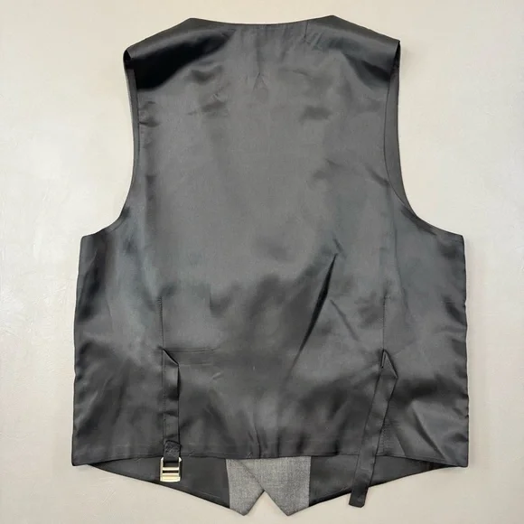 Tonyzenn 3-Piece Super 140’s Wool Slim Suit 40R 35x36 Unhemmed Gray NWT
